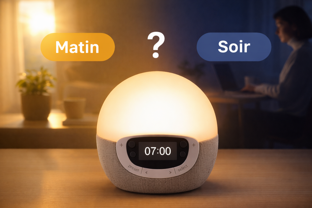 luminotherapie matin et soir